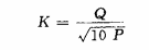 喷头的流量系数K计算公式