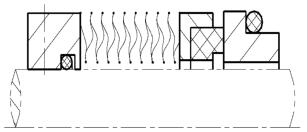 图 5 焊接金属波纹管机械密封示意图